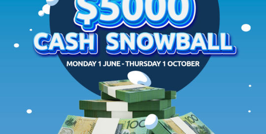 $5000 Cash Snowball Promotion