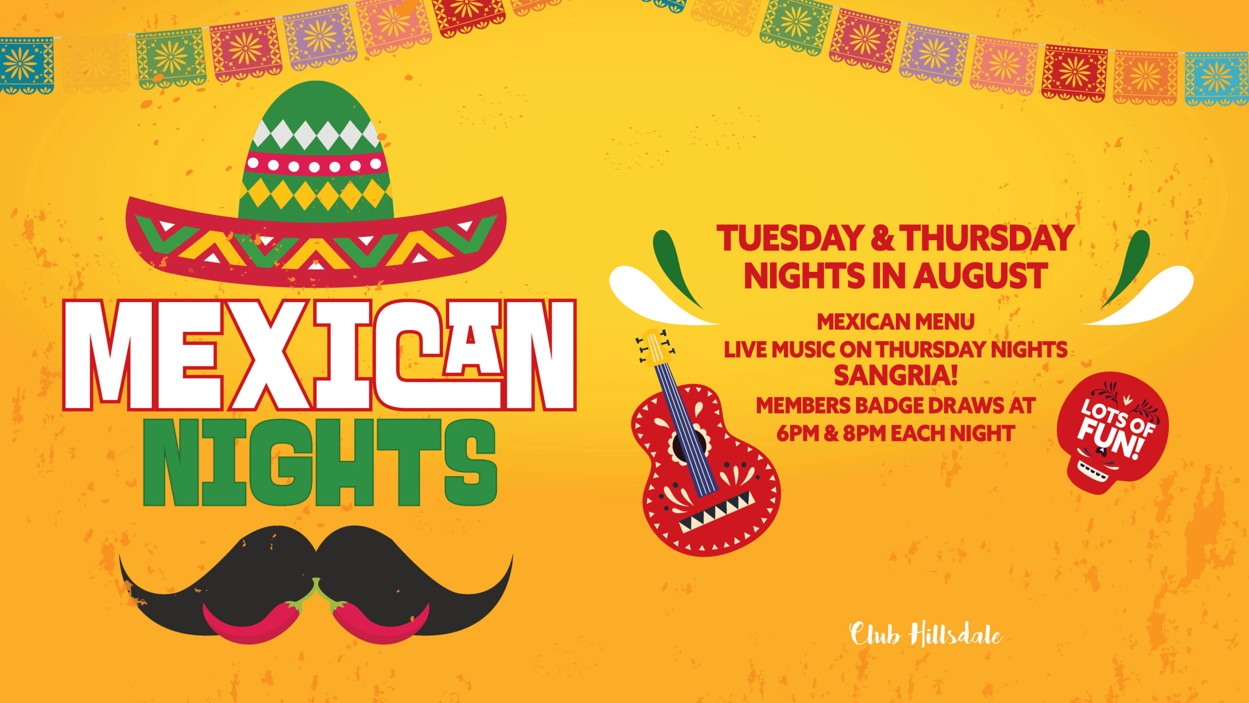 Mexican Nights at Club Hillsdale